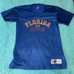 Soffe Florida Gators Kids Mesh Football Jersey Shirt‎ Blue vtg
